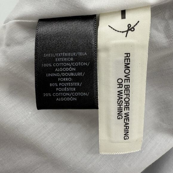 Ann Taylor Petite Fit & Flare Dress 10P Women's Navy Tennis Racket Eyelet Preppy - Picture 5 of 7